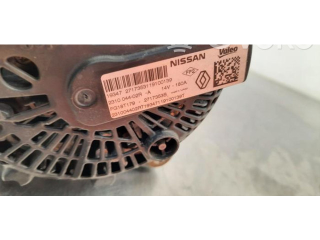 Генератор 231004402R Renault Clio V