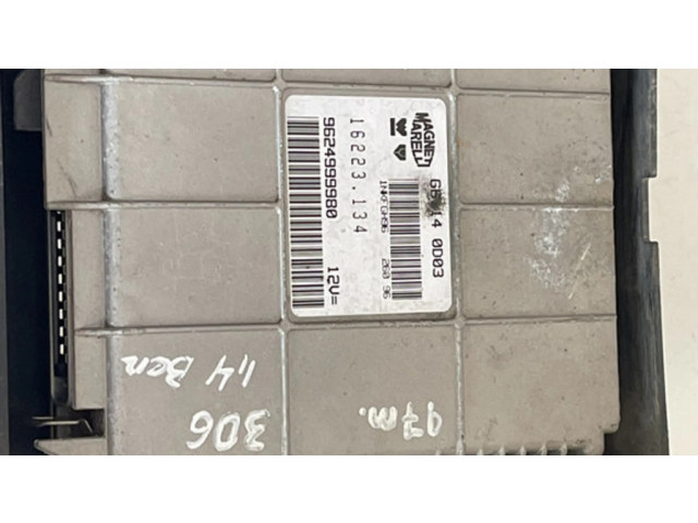 Блок управления двигателя 9624999980, 16223134 Peugeot 306