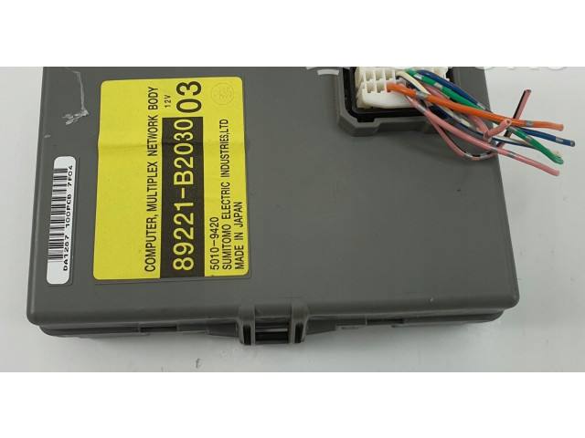 Блок управления двигателя 89221B2030 Daihatsu Cuore