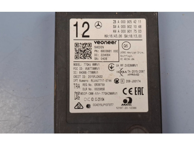 Датчик слепых зон A0009054211, A0009021048 Mercedes-Benz GLE W167