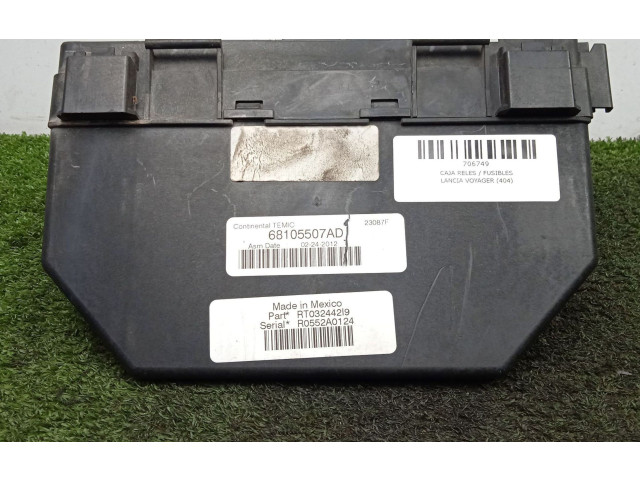 Pojistková skříňka Řídící jednotka BSM 68105507AD Lancia Voyager 2012