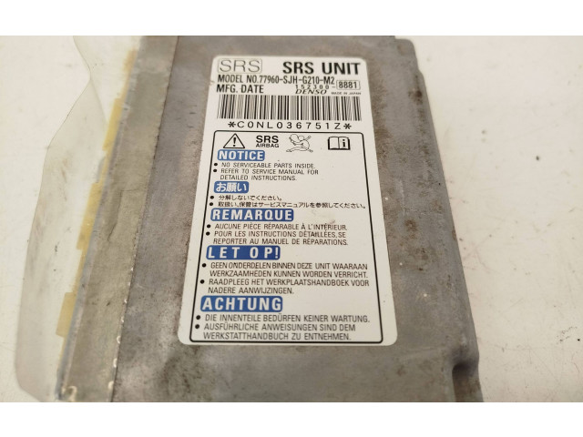 Блок подушек безопасности 77960SJHG210M2, C0HL036751Z Honda FR-V