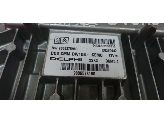 Řídící jednotka 9666375980, 28380442 Peugeot 508 2013