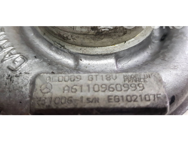 Turbodmychadlo Турбина A6110960999 Mercedes-Benz C W203