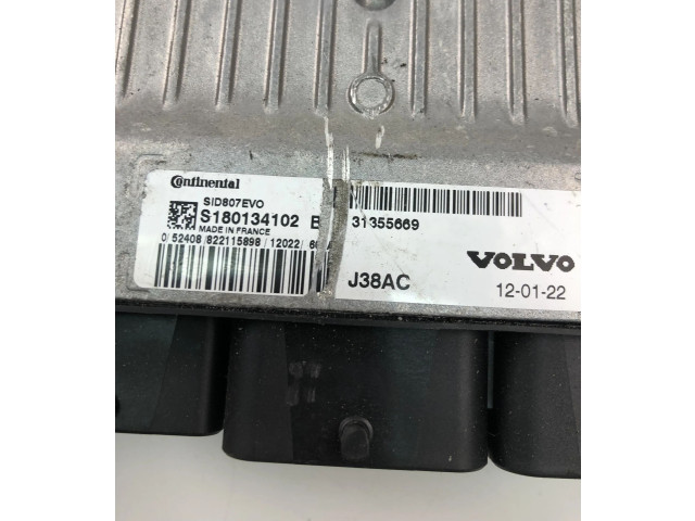 Блок управления двигателем Блок управления 31355669, S180134102B Volvo V70