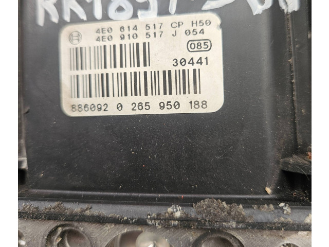 Jednotka ABS 4E0614517CP, 4E0910517J   Audi A8 S8 D3 4E 2007