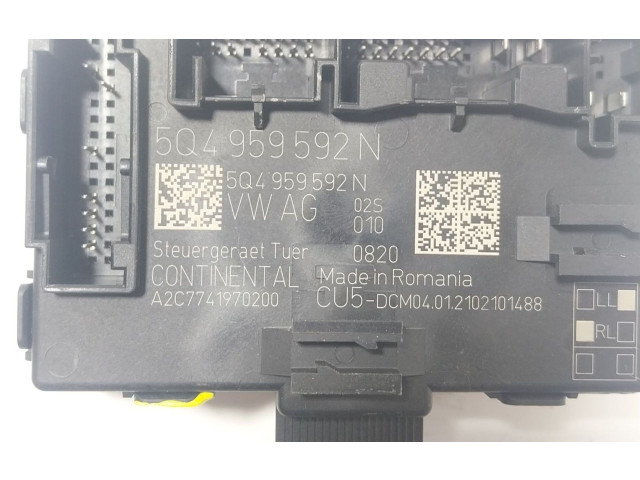 Блок управления 5Q4959592N, 5Q4959592N Skoda Karoq