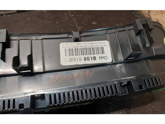 Přístrojová deska Volkswagen Bora 2001 1J0919861B, 0263611004