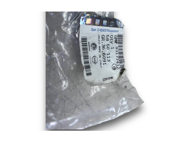 Блок управления двигателем Блок управления 93177412 Opel Meriva A