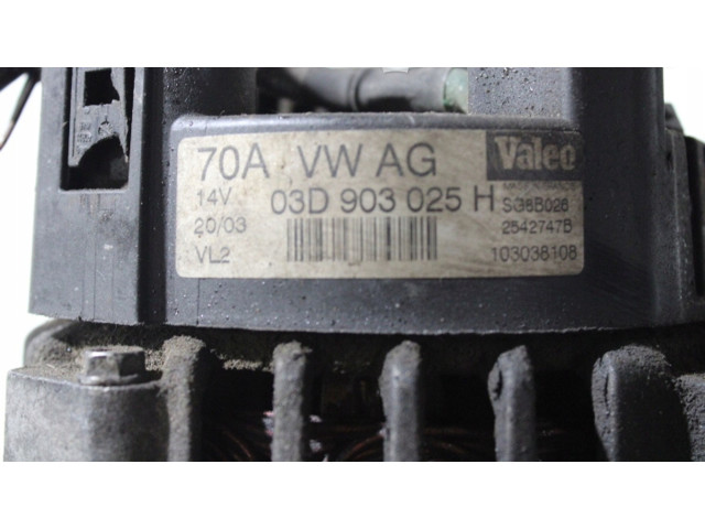 Генератор Skoda Fabia Mk1 (6Y)