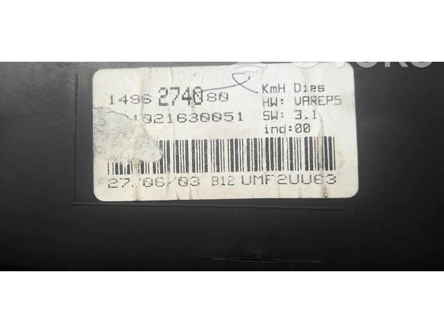 Панель приборов 00006105XH Citroen C8