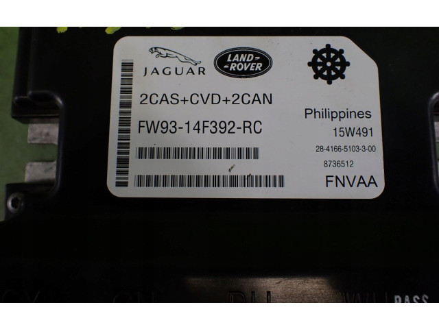 Блок комфорта FW93-14F392-RC Jaguar XJ X351