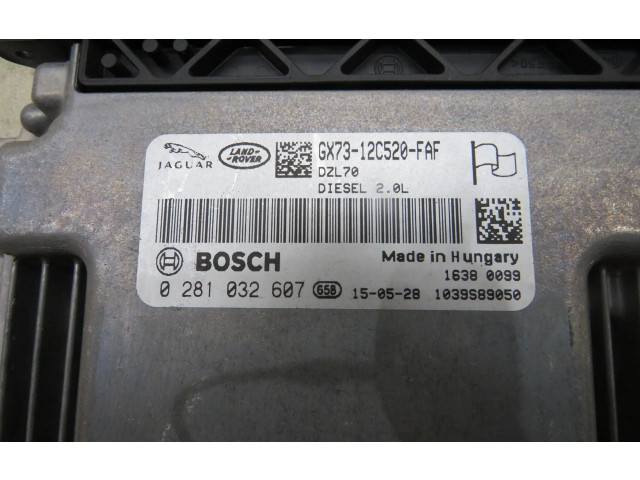 Блок управления двигателем Блок управления GX73-12C520-FAF Jaguar XF X260
