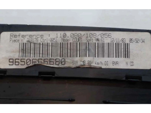 Přístrojová deska Peugeot 406 9650666680