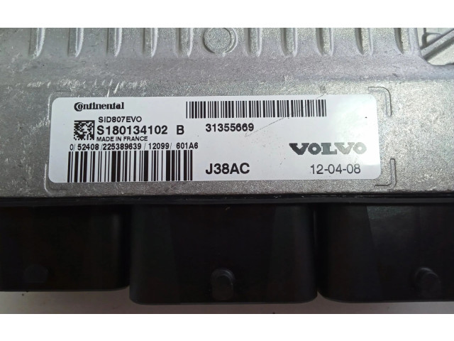 Блок управления двигателем ECU 31355669 Volvo S60