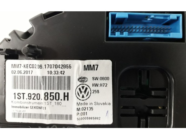 Панель приборов 1ST920850H, 1ST920850H   Skoda Citigo       