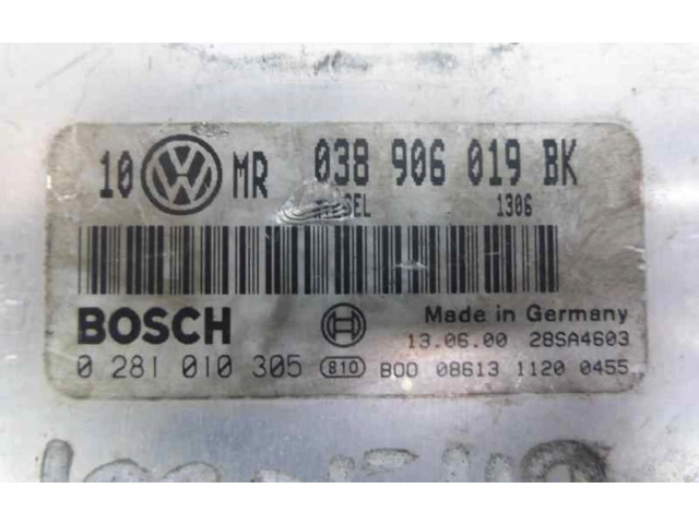 Řídící jednotka 038906019BK, 0281010305 Volkswagen Passat Alltrack 1999