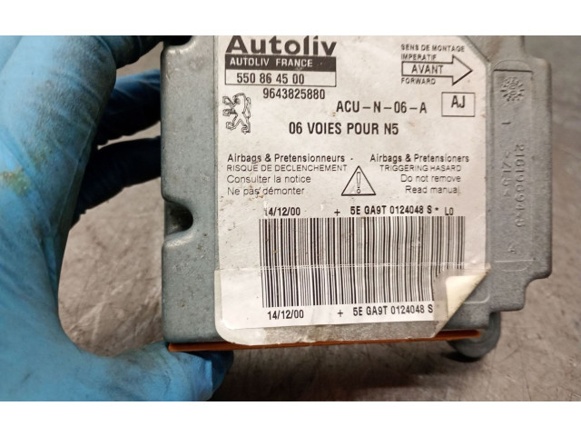 Блок подушек безопасности 9643825880, 550864500AUTOLIV Peugeot 306