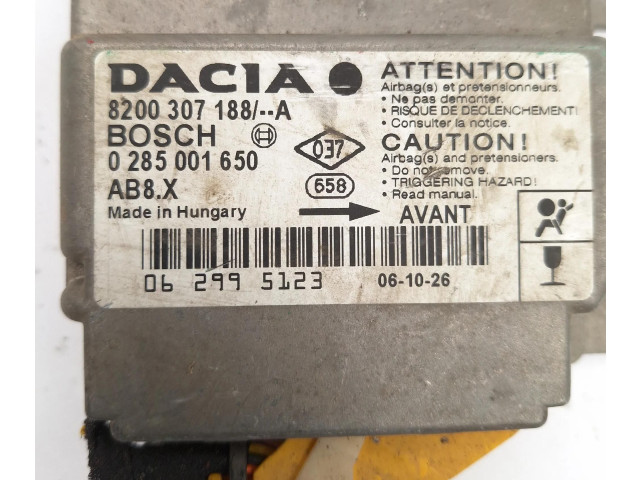 Блок подушек безопасности 8200307188A, 0285001650 Dacia Logan I