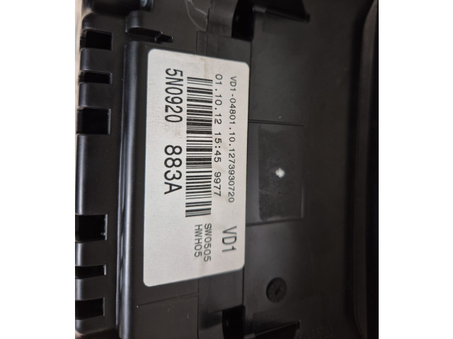 Přístrojová deska Volkswagen Tiguan 2012 5N0920883A