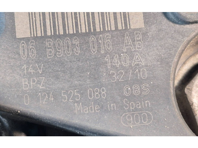 Генератор 06B903016AB, 0124525088   Skoda Octavia Mk2 (1Z)      