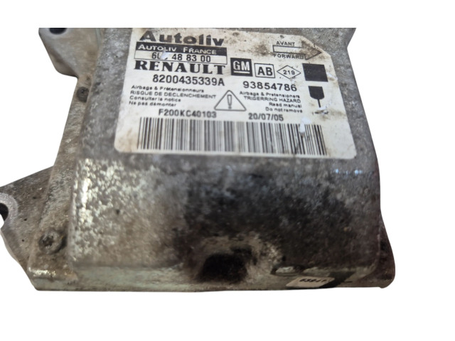 Блок подушек безопасности 8200435339A, 93854786 Renault Trafic II (X83)