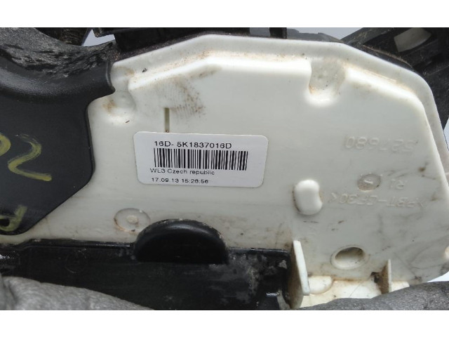 Замок раздвижная дверь 5k1837016d Volkswagen Polo V 6R