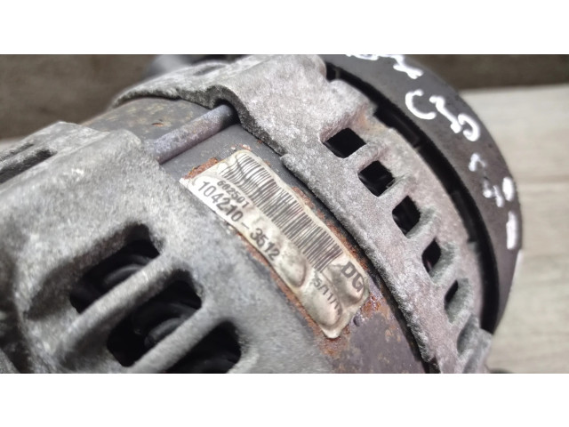 Генератор 1042103512, 602501   Volvo C30 2.0     