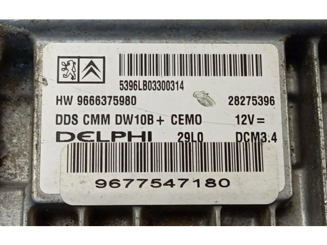 Řídící jednotka 9677547180 Peugeot 508 RXH 2011