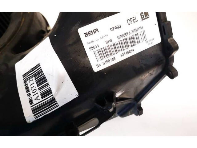 Вентилятор печки 13149484, 560961104 Opel Meriva A