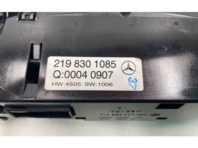Блок управления климат-контролем A2198301085, 00040907   Mercedes-Benz CLS AMG C219