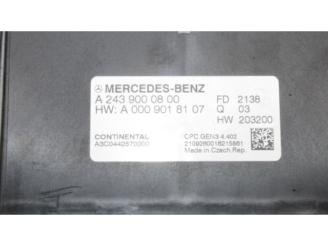 Блок управления коробкой передач A2439000800   Mercedes-Benz EQA