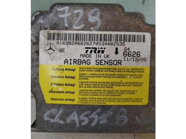Блок подушек безопасности A1698206626, A1698206626 Mercedes-Benz A W169