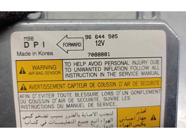 Блок подушек безопасности 96801134, 96801174 Chevrolet Matiz