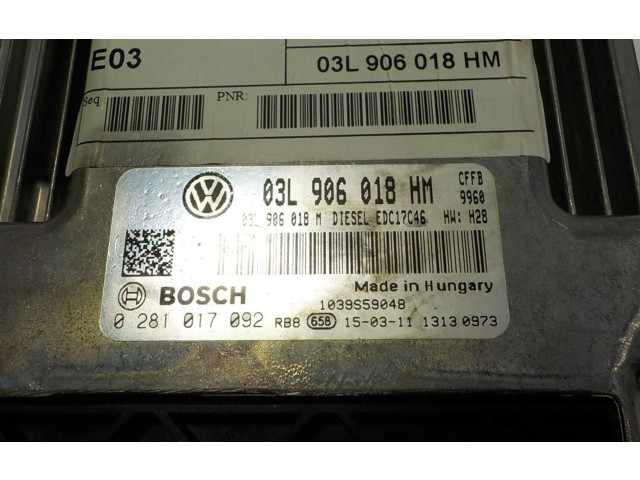 Řídící jednotka 03L906018HM, 03L906018HM Seat Alhambra (Mk2) 2015