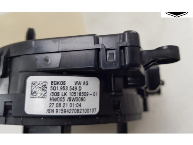 Подрулевой шлейф SRS 5Q1953549D, 5Q1953549D Volkswagen Caddy