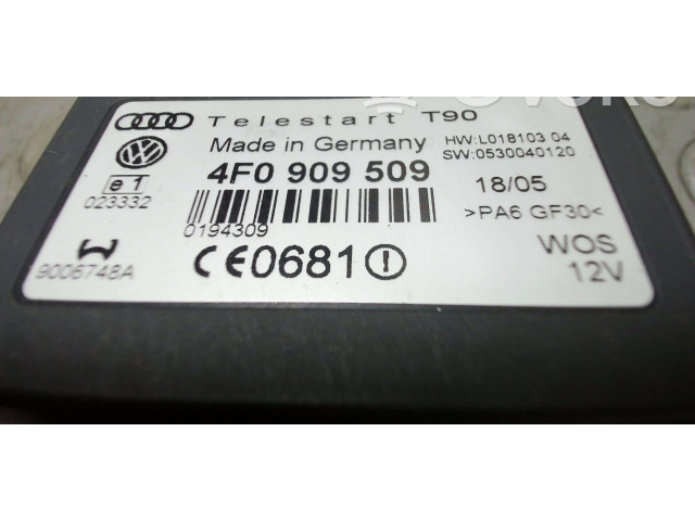 Блок управления климат-контролем 4F0909509, 4F0909509B   Audi A6 S6 C6 4F