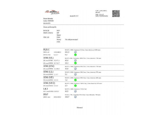 Форсунка 0445110252, 0445110252    Citroen Nemo   