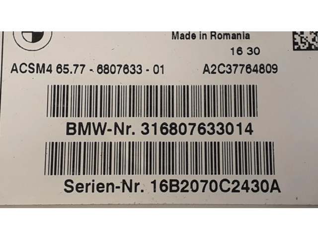 Блок подушек безопасности 6807633   BMW X4 F26