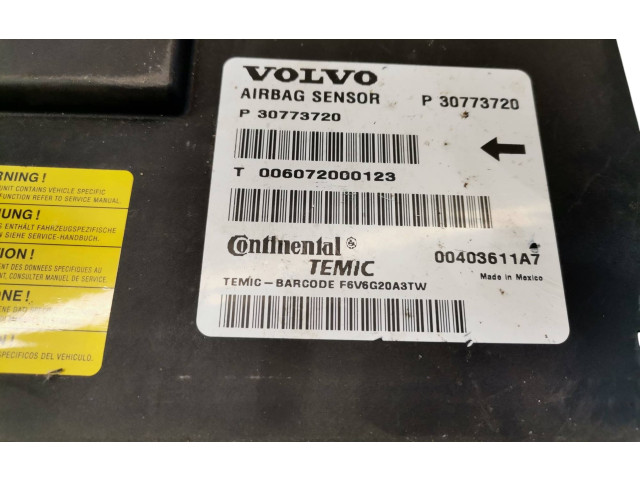 Блок подушек безопасности 30773720, 00403611A7   Volvo S80