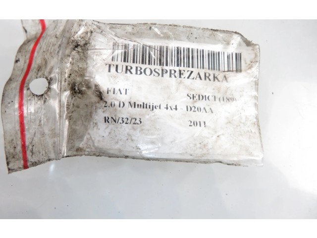 Turbodmychadlo Турбина 54399880093 Fiat Sedici D20AA