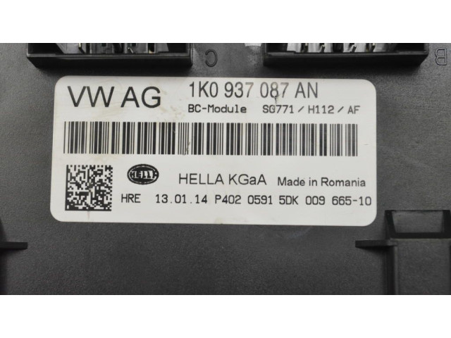 Блок комфорта 1K0937087AN Skoda Superb B6 (3T)