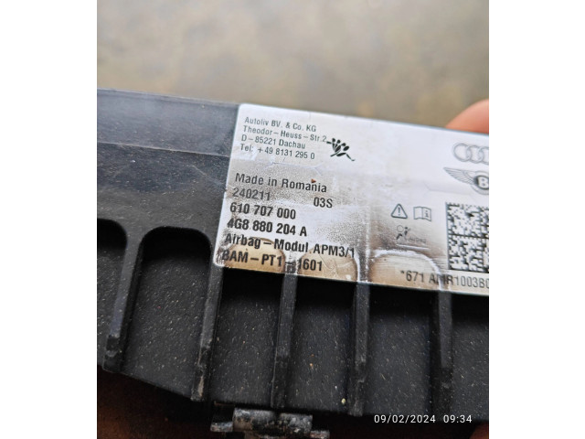 Подушка безопасности пассажира 4G8880204A, 610707000 Audi A7 S7 4G