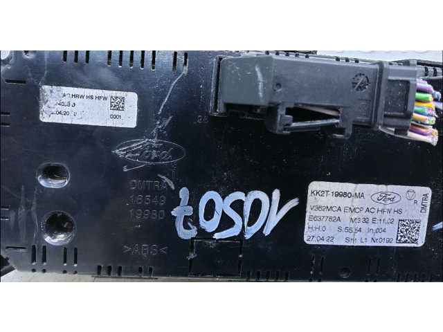 Блок управления климат-контролем 2473887, KK2T-19980-MA Ford Transit Custom