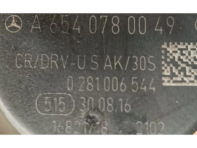 Vstřikovací lišta 0281006544, A6540780049 Mercedes-Benz E W213