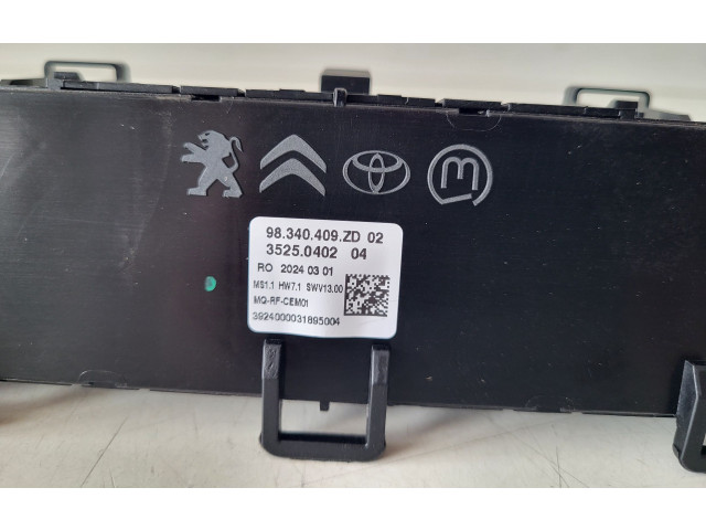 Блок управления кондиционера воздуха / климата/ печки (в салоне) 98340409ZD   Toyota Proace