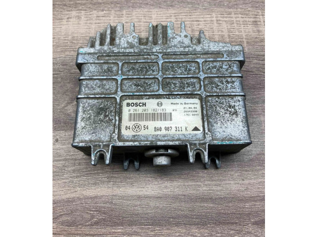 Блок управления двигателем Блок управления 8A0907311K, 0261203182 Volkswagen Golf III