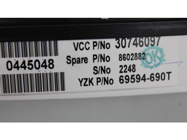 Панель приборов 36050540 Volvo S60