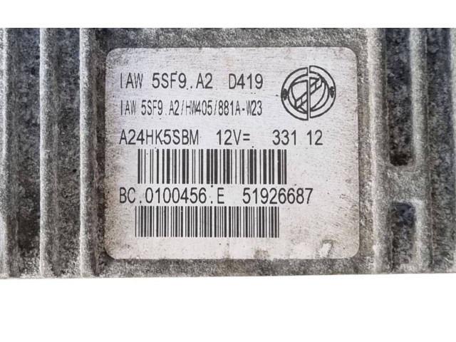 Комплект блоков управления BC.0100456.E, 51926687 Fiat Punto (199)