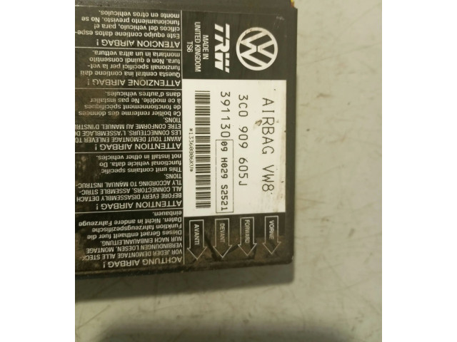 Блок подушек безопасности 3C0909605J, 391130   Volkswagen PASSAT B6